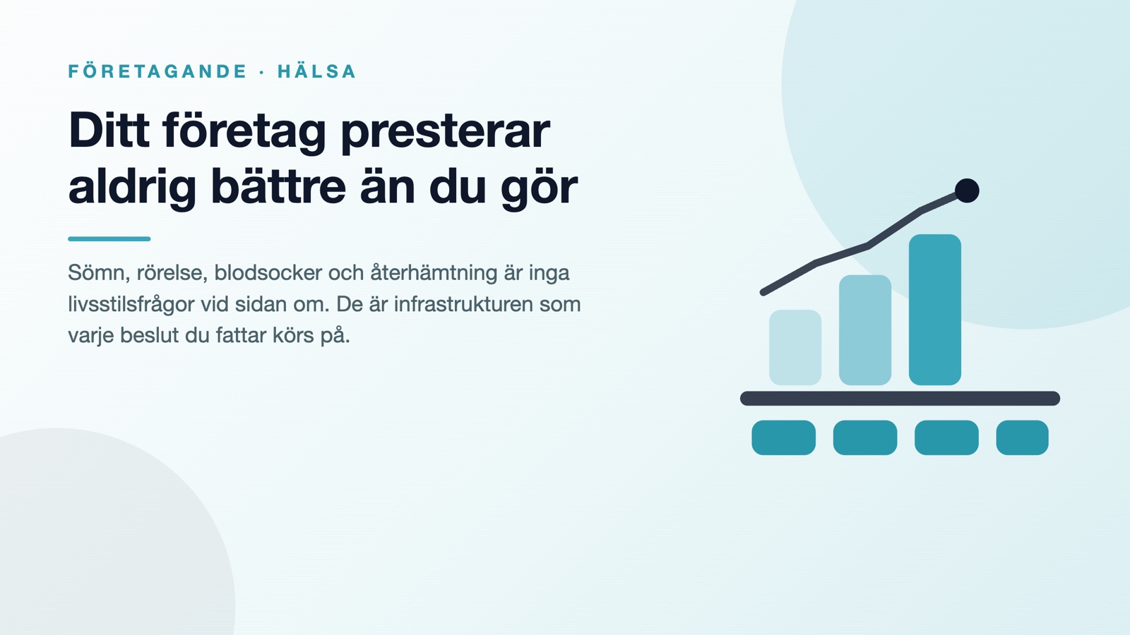 Hälsa som företagare – sömn, rörelse, blodsocker och återhämtning som grund för företagets prestation